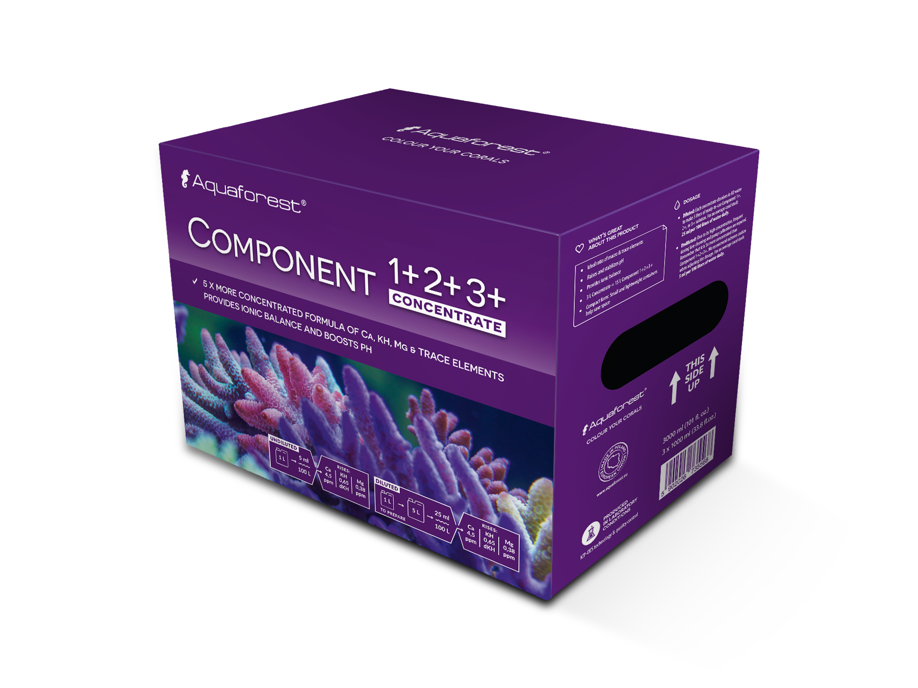 Aquaforest - Component Concentrate 1+2+3+ 3 x 1 l