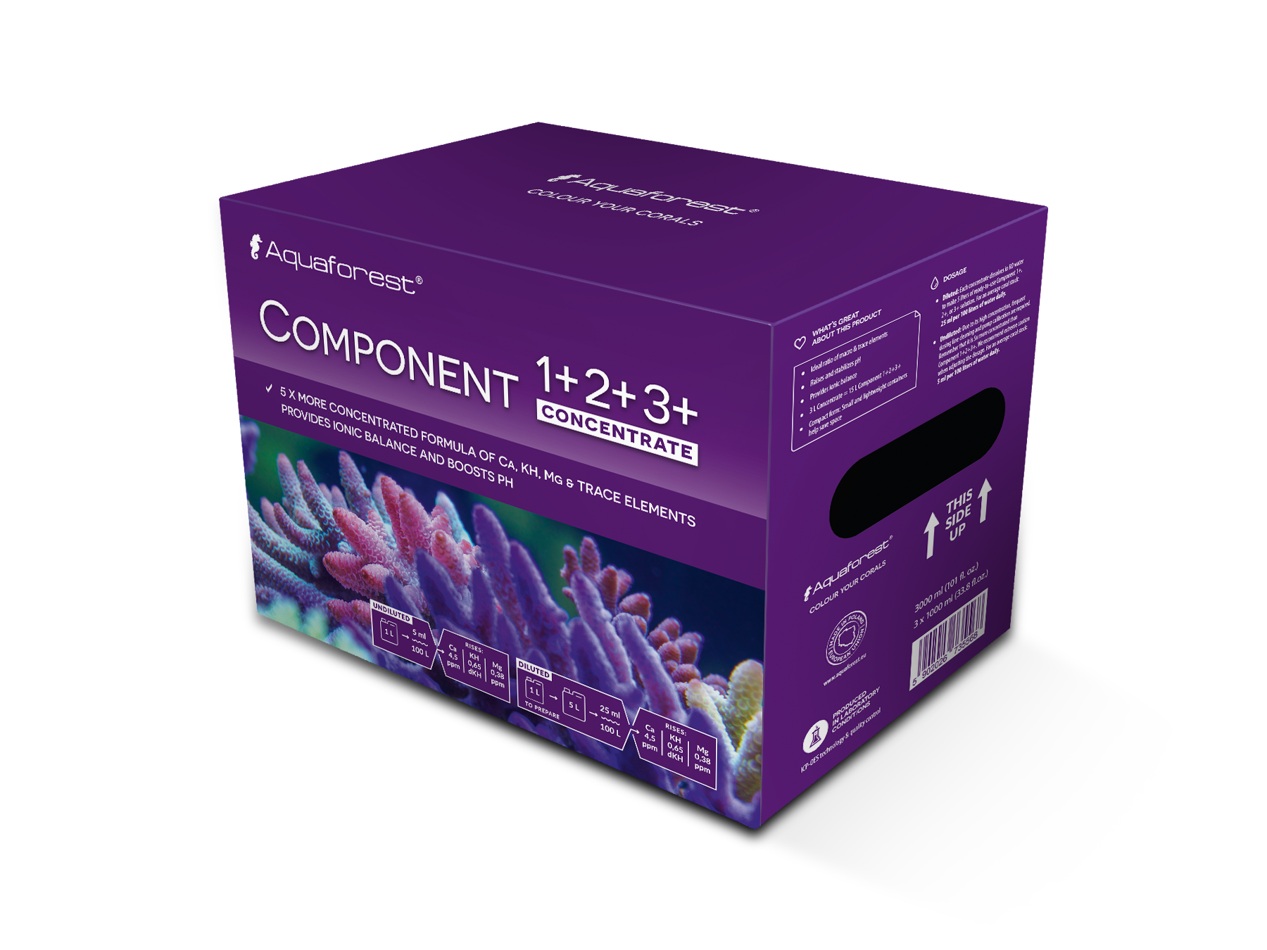 Aquaforest - Component Concentrate 1+2+3+ 3 x 1 l