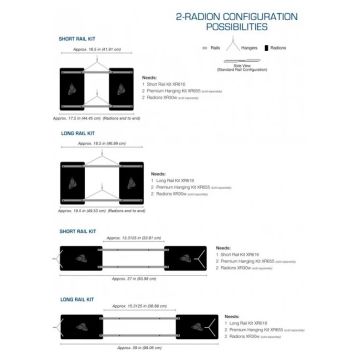 EcoTech Marine - Radion - Short Rail Kit