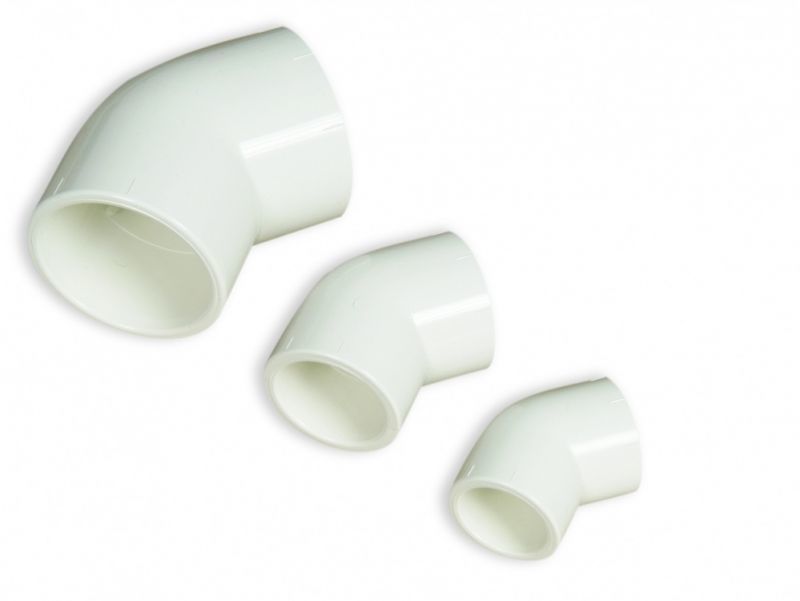 Royal Exclusiv - PVC 45° Elbow 40 mm White