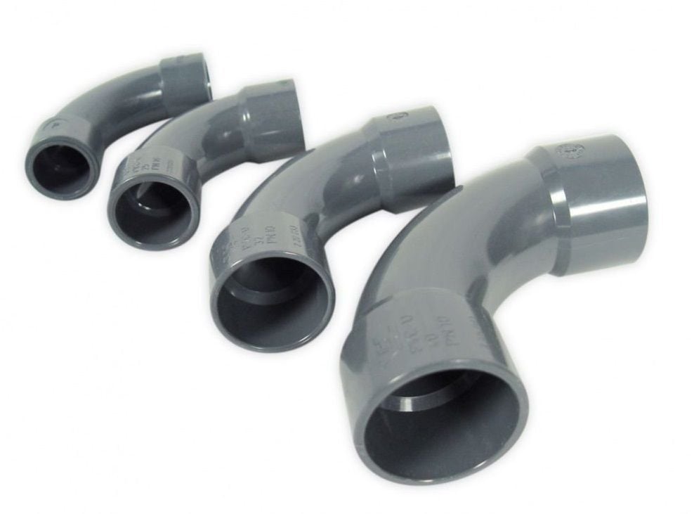 Royal Exclusiv - PVC 90° Arch 32 mm Grey