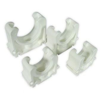Royal Exclusiv - PVC Pipe Clamp 40 mm White