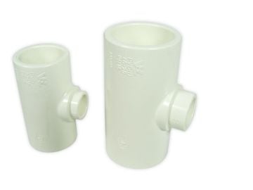 Royal Exclusiv - PVC T-Piece 40/40/20 mm White
